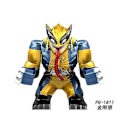 Miniatyrbild 2 av 5: Nya leksaker Wolverine hjältar byggklossar figurer set jul leksaker för barn presenter Db PG1811