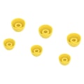 Miniatyrbillede 2 af 3: 6 stk. udskiftningsørepropper i blødt silikone til Samsung Galaxy Buds2 DB Yellow Style A
