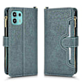 Miniatyrbillede 2 af 5: Etui til Motorola Edge 20 Fusion Cover Lynlås Magnetisk Pung Kortholder PU Læder Flip Etui [DB] Green A