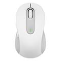 M650 Trådløs Mus 2.4GHz Bluetooth-kompatibel Doble Moduser Ergonomisk DPI Justerbar Stille Mini [db] White