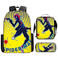 Miniatyrbild 1 av 4: Across The Spider-verse Skolväska Ryggsäck Student Barn Barnväska Pennfodral 3-delad Set db Style C