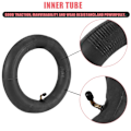 Miniatyrbilde 3 av 5: 2 stk 10 X 2.125 (10 tommer) scooter slange for 10x2 dekk 10x1.90 10x1.95 10x2 10x2.125 elektrisk scooter slange [DB] black