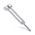 Miniatyrbillede 5 af 5: 128 Hz Stemmegaffel Vægtede -akustiske Stemmegaffel Til Terapi 128 Hz Akustiske Slider Stemmegaffel Qdb [DB] Silver