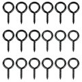 Pikkukuva 1 / 3: 30 kpl Raskaat S-koukut Metalliruuvikoukut Silmukka Koukku Ruuvisilmukka Koukut Raskaat Ruuvisilmät {DB} Black 3.2x1.6cm