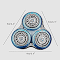Miniatyrbillede 2 af 5: Til Philips 7000 8000 9000 Rq12 Barberhoved Udskiftningsdele - chuan [DB]