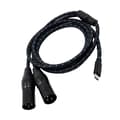 Miniatyrbillede 1 af 5: TypeC til 2XLR Kabel UsbC til 2XLR Adapterledning til Lydudstyr Db 100cm