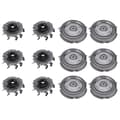 6-pack Sh50-serie 5000 rakbladersättningshuvuden, S5000 S5420 S5380 S5351 Multi-precision-blad [db]