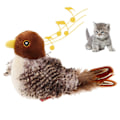 Miniatyrbilde 1 av 5: Flappende Fugl Spurv Katt Leke Livaktig Kvitrende Lyd Berøringsaktivert Kittendb birdie