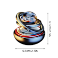 Miniatyrbild 3 av 5: Solcellsroterande bil aromaterapi prydnad aluminiumlegering interstellär levitation bilprodukter prydnader rensning DB P