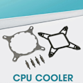 Miniatyrbillede 3 af 4: Monteringsbeslagssæt til ASUS Intel LGA1700 til AIO CPU-køler ROG RYUJIN STRIBH {Db}