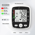 Miniatyrbillede 3 af 5: Håndledsblodtryksmonitor Digitalt Bp-monitor Genopladelig Bp-maskine Med 2x90 Aflæsninger Hukommelse Stort Lcd-display Stemmeudsendelse Bærbar Transport