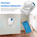 Miniatyrbillede 5 af 5: 5,8 GHz Hf-system LED-bevægelsessensor til lyskontakt, hvid
