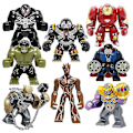Miniatyrbild 1 av 5: Nya leksaker Wolverine hjältar byggklossar figurer set jul leksaker för barn presenter Db 9 PCS