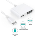 Pikkukuva 2 / 4: Hdmi-sovitin, Hdmi-sovitin iPhonelle 1080p Lightning Digital Av -sovitin, Hdmi-synkronointinäyttö Hdmi-liitin iPhonelle ja Ipa DB:lle