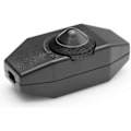 Miniatyrbild 1 av 4: 1-60W LED Dimmer Dimbar (Rotationsdimmer) LED Dimbar, På/Av, 220-230V, CE In-Line Strömbrytare, Svart db black As shown