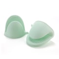 Miniatyrbilde 1 av 5: 2 stk. Silikon Ovnshansker til Kjøkken Multifunksjonelle Gryteholder Hansker Kjøkken Tilbehør  [dB} Light Green