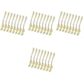 Miniatyrbilde 2 av 2: 120 stk Engangs Mini Gaffler Frukt Dessert Pudding Gaffler Festutstyr For Restaurant Ktv (gull) [DB] 96 pcs