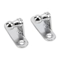 Miniatyrbilde 2 av 5: 2 stk. Gassfjær Monteringsbrakett 10mm Kulebolt Metall Universal Multi-Passform for Motorrom Bagasjerom [DB]