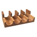 Miniatyrbilde 3 av 5: Db Sushiholder i tre, serveringsfat for sushi, serveringsstativ, tacoholderbrett for sammenkomster restaurant Wood 4 Grid