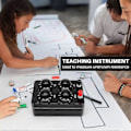 Miniatyrbillede 2 af 5: 0-9999 Ohm Simpel Modstandskasse Præcisions Variabel Dekaderesistance Undervisningsinstrument DB black