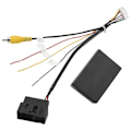Miniatyrbilde 3 av 5: RGB til (RCA) AV CVBS Signal Konverter Dekoderboks Adapter for Fabrikk Bakkamera Golf 6 CC [DB] black