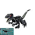 Miniatyrbillede 1 af 5: 1 stk. Jurassic Big Size Dinosaur Building Blocks T-rex Quetzalcoatlus Baryonyx Actionfigurer Til Børns Legetøj Gaver Db Indoraptor