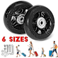 Pikkukuva 1 / 2: Hiljainen matkalaukun pyörä Universal Wheel Rubber Runner Matkalaukun laakerin korjaussarja -45mm*18mm [db] 43mm*18mm