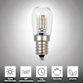 Pikkukuva 4 / 5: AC220V LED-minijääkaapin valolamppu E12-kantapidike SMD3014 [DB] Warm white