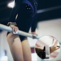 Miniatyrbillede 3 af 5: 2 stk. gymnastikgreb håndledsbånd sæt til børn, gymnastik håndgreb gymnastik til børns træning og motion [DB] Black
