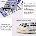 Pikkukuva 3 / 5: Liukumattomat Sukat db 3 Pairs Blue