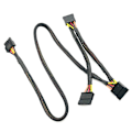 Miniatyrbild 4 av 5: 5Pin till 3 SATA Strömkabel 5Pin Hane till 3 SATA 15Pin Hona Splitter Adapter [db]