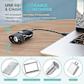 Miniatyrbilde 4 av 4: 1000 Lumen USB Oppladbar Vanntett Sykkellykt Sett Super Sterk 5 Moduser qBK EEP [DB]