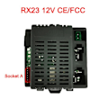 Miniatyrbild 1 av 5: Wellye Elektrisk leksaksbil för barn Bluetooth fjärrkontroll, Controller med mjuk startfunktion 2.4g Bluetooth-sändare [DB] RX23 A FCC