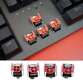 Miniatyrbild 2 av 5: V2 Tyst Liner Röd Switch Hot-Swappable DIY Clicky Optiska Brytare För Razer [db]