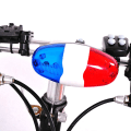 Miniatyrbild 5 av 5: Cykelklocka 6 Led 4 Ton Horn Led Ljus Elektronisk Siren Cykelklockor För Barn Cykeltillbehör