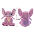 Miniatyrbild 2 av 5: Lilo & Stitch Bean Plush Angel Leksak Fylld Djur Alien Dockleksak För Fans Barn Present [DB] 12 Inches