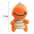 Miniatyrbilde 3 av 3: Mini utstoppede dinosaurer dyr anheng myk behagelig hudvennlig utstoppede dukke for barn gutter jenter gaver Db Orange 2
