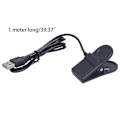 Pikkukuva 3 / 3: Golf-buddy Wt3 -kellolle tarkoitettu klipsillä varustettu latauskaapeli, USB-latausliittimellä [db]