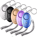 Miniatyrbillede 1 af 4: 5-pak 140db Personlig Sikkerhedsalarm Nøglering Med LED-lys, Personlig Alarm {DB} 5pcs