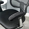 Miniatyrbilde 2 av 5: Kontorstol Armlenestol Trekk, 1 par Elastiske Armlenestol Trekk Avtakbare Kontorstol Armlenestolputer Trekk, Armlenestolputer Db Black