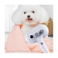 Miniatyrbillede 2 af 5: Kæledyrsspray Kam Børste til Hund med USB Opladning Katte Kam Kæledyrshårrulle Flydende Hårfjerningskam P [DB] white