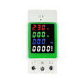 Pikkukuva 1 / 4: 6in1 100a Ac160-275v Jännitevirta Kwh Sähköenergian Monitorimittari Voltti Ampeerimittari W [DB]