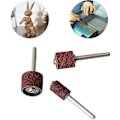 Miniatyrbild 4 av 5: 120 Delar Slipphylsor Set, Trumslippapper Set Inklusive 126 Slippapper Bälten 6 Delar Sliptrumma För Dremel Vridverktygsuperma [Db]