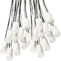 Pikkukuva 1 / 5: 25 kpl G4-lampunpidikkeitä G4-pistokkeella, keraaminen pidike G4 LED- ja halogeenilampuille, 10 cm kaapeli {DB}