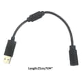 Miniatyrbillede 4 af 5: USB Breakaway-kabel med filter til Xbox 360-controller [DB] Black