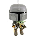 Miniatyrbillede 1 af 5: Star Wars The Mandalorian Med Barnet Funko Pop! Julepynt