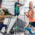 Miniatyrbild 5 av 5: Set med 5 Pull Up Resistance Band - Hjälpband för träning, styrka, tyngdlyftning och powerlifting - Stretch & rörlighet [DB]