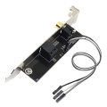 Miniatyrbilde 1 av 5: 24bit 192khz datterkort Spdif optisk og Rca utgangsplate kabelbrakett digital lydutgang