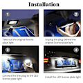 Pikkukuva 4 / 5: 2kpl Valkoinen Led Rekisterikilven Polttimo Volvo S80 99-06 V70 Xc70 S60 Xc90 Dxy88 Rekisterikilven Valo DB