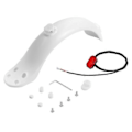 Miniatyrbilde 1 av 5: Bakskjermbrakett Elektrisk Sparkesykkel Baklys for 4 Skruer Skjerm Gummikorksett For 4 hull E-Scooter Skjermer Tilbehør [db] white set